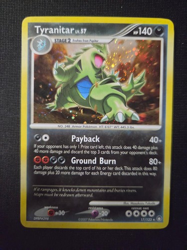Tyranitar 123 holo rare - 17/123,