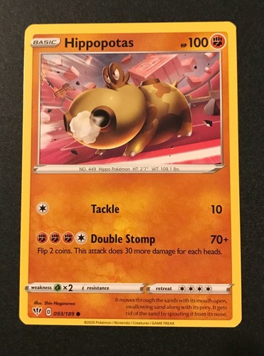 Hippopotas 093 189 common - 093/189, |