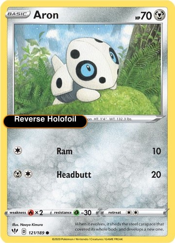 Pokemon aron 121 189 - pokemon, 121/189