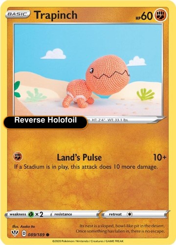 Pokemon trapinch 089 189 - pokemon, 089/189