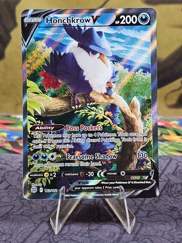 Pokémon tcg honchkrow arte - v, (arte